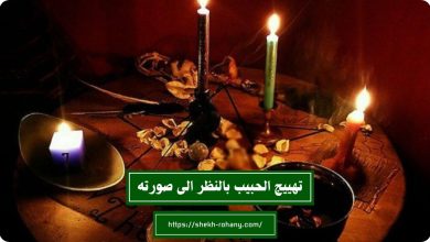 تهييج الحبيب بالنظر الى صورته